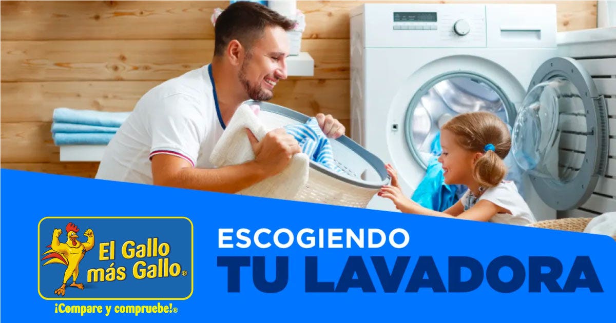 ¡Encontrá la lavadora perfecta para tu famila! 