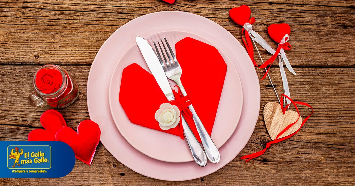Recetas románticas para el día del amor y la amistad