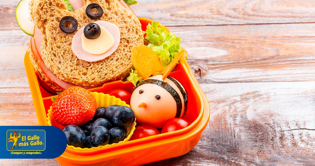 Merienda escolar fáciles de preparar