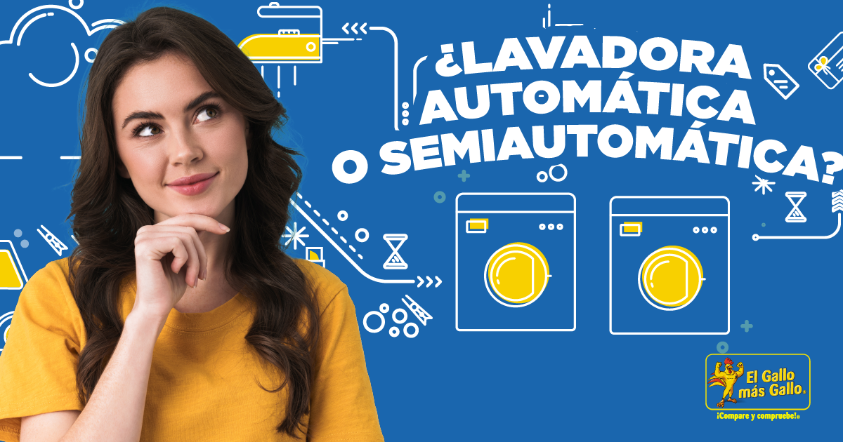 Lavadora automática VS semiautomática
